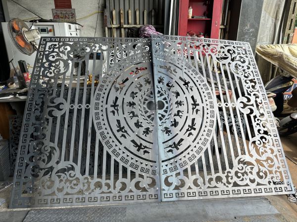 cửa cổng sắt cắt cnc